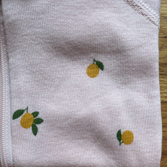 Hanna Andersson - Baby Sleeper - Clementine on Pink Cream - Picture 5 of 8